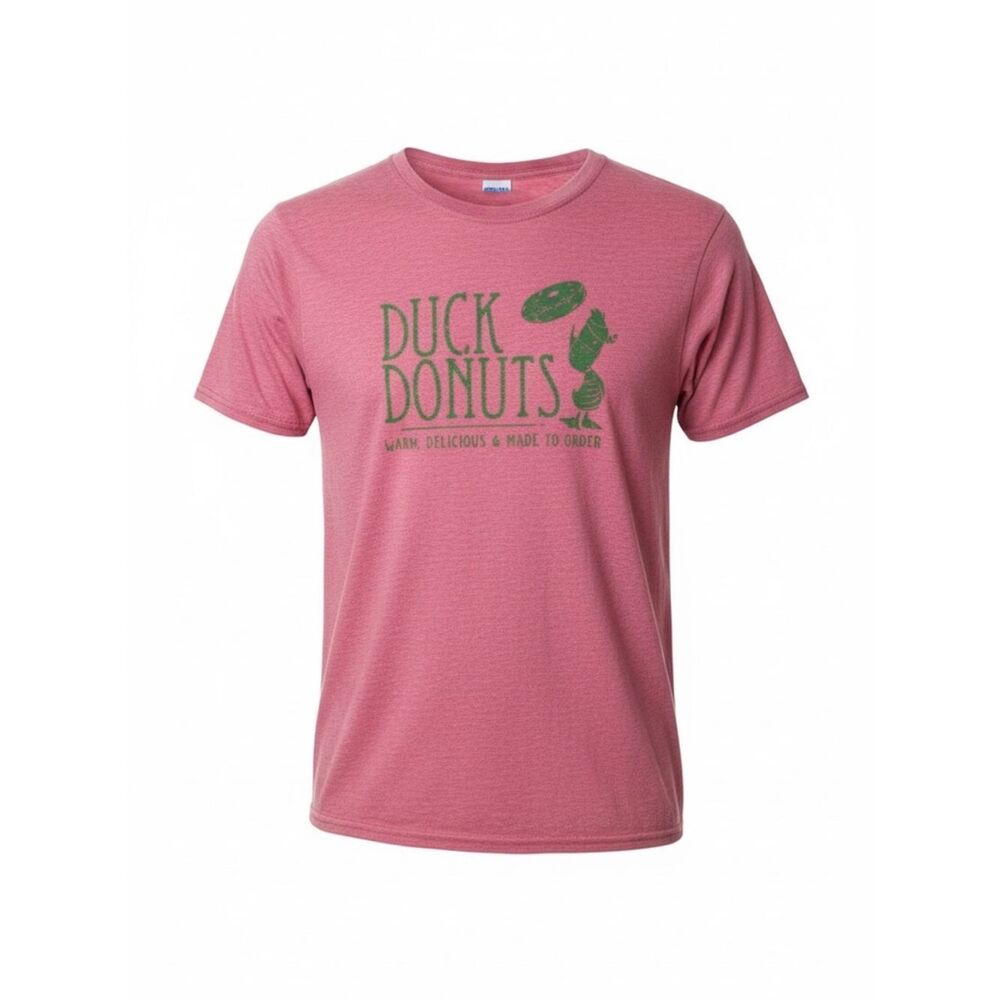 Duck Donuts Crewneck Cotton Blend Printed Tee